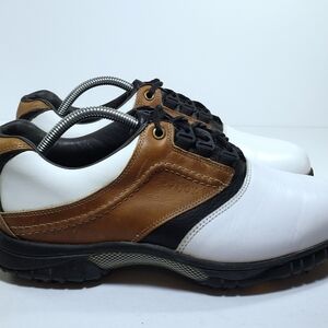 Footjoy Leather Saddle Oxford Golf Shoes